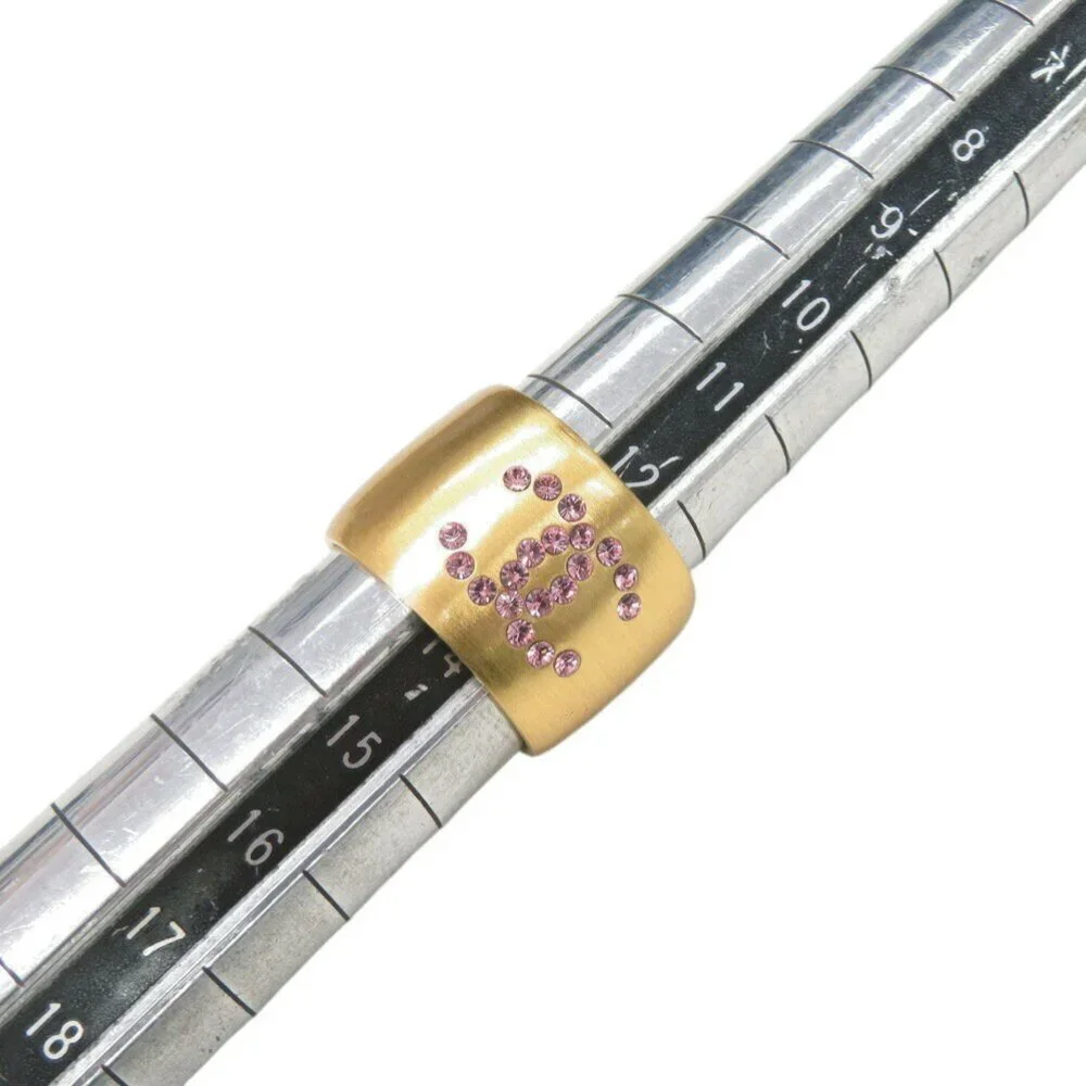 CHANEL Authentic Gold Logo Ring - Picture 8 of 8